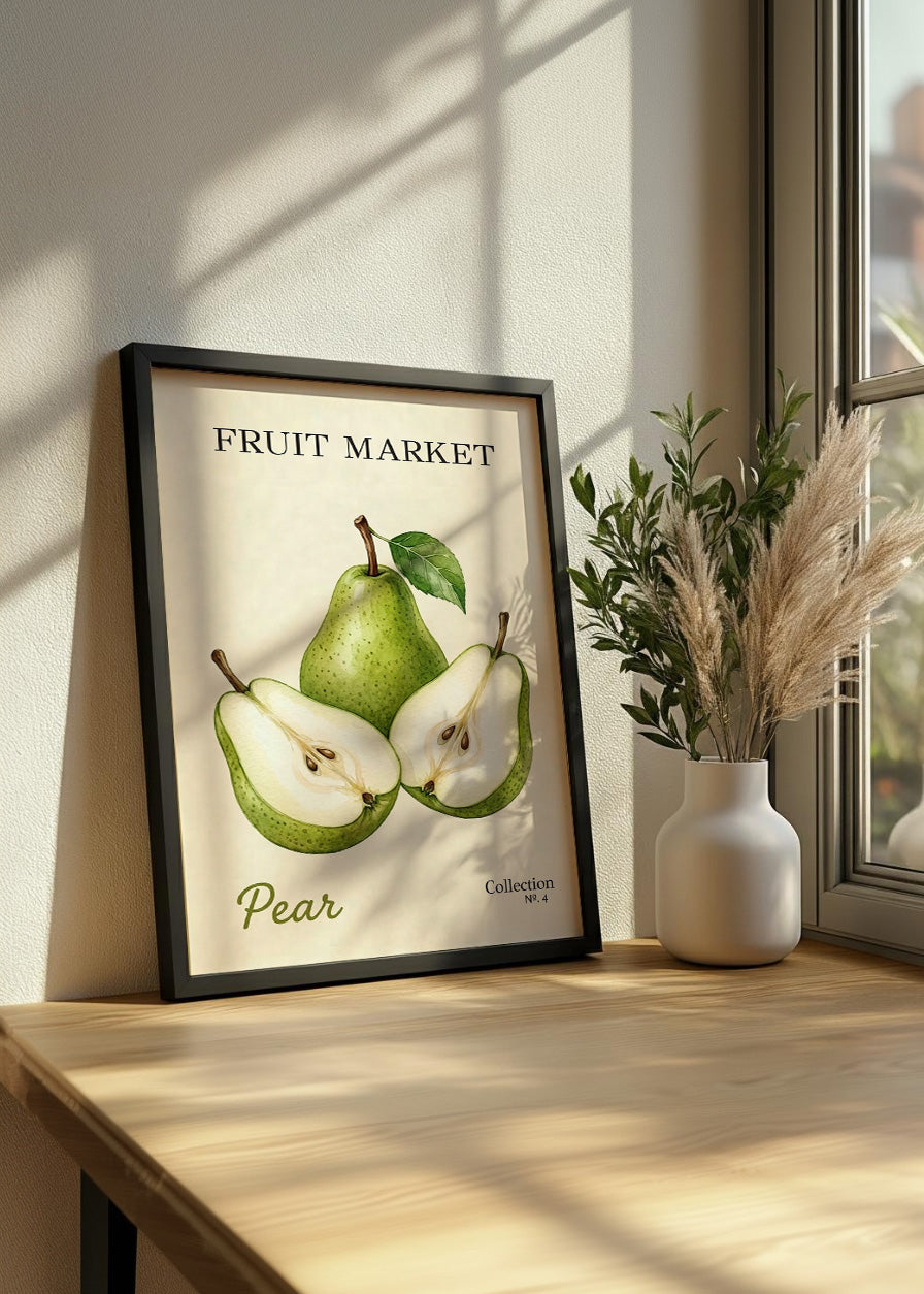 Cuadro Fruit Market N.4 - Peras