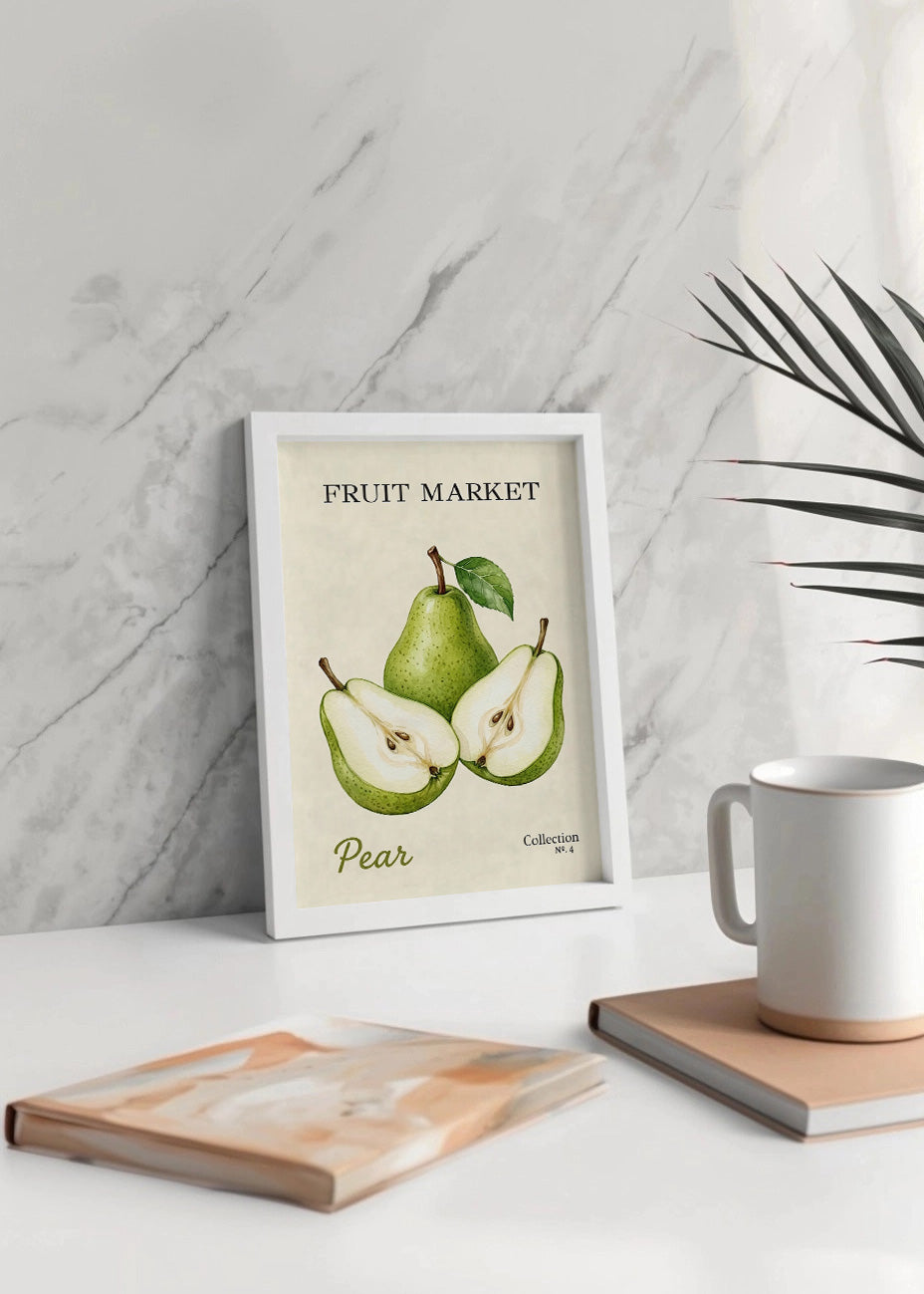 Cuadro Fruit Market N.4 - Peras
