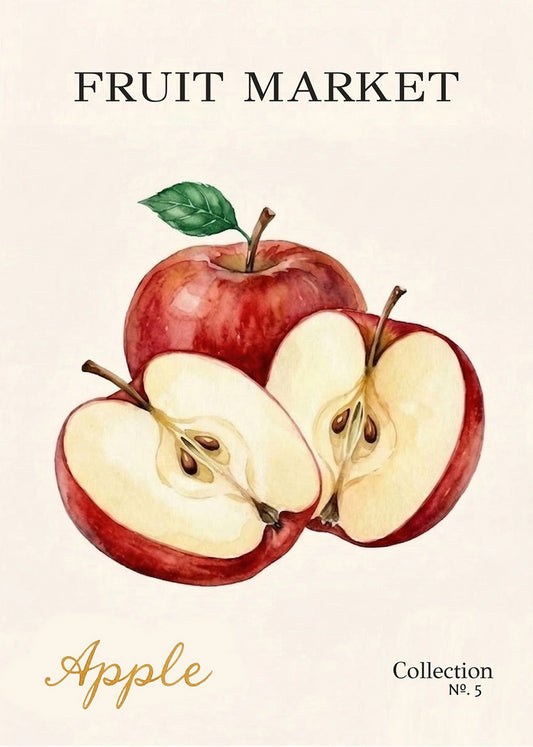Cuadro Fruit Market N.5 - Manzanas