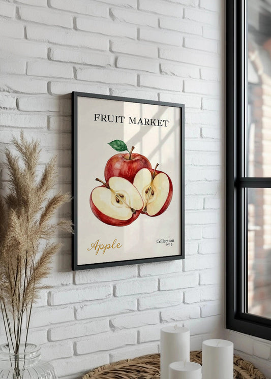 Cuadro Fruit Market N.5 - Manzanas
