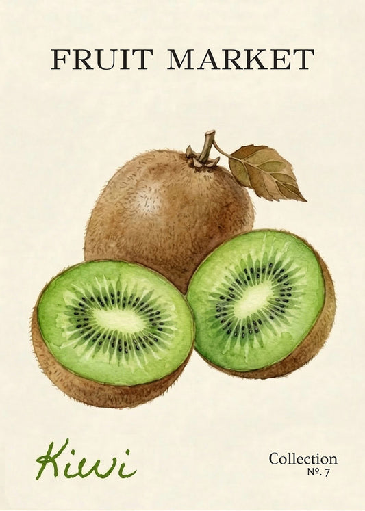 Cuadro Fruit Market N.6 - Kiwis