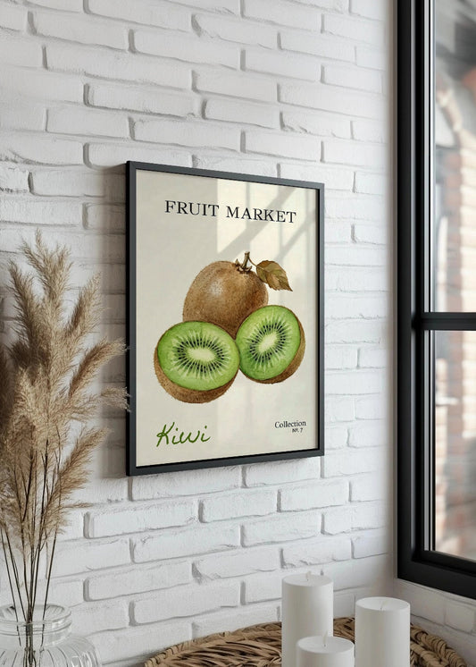 Cuadro Fruit Market N.6 - Kiwis