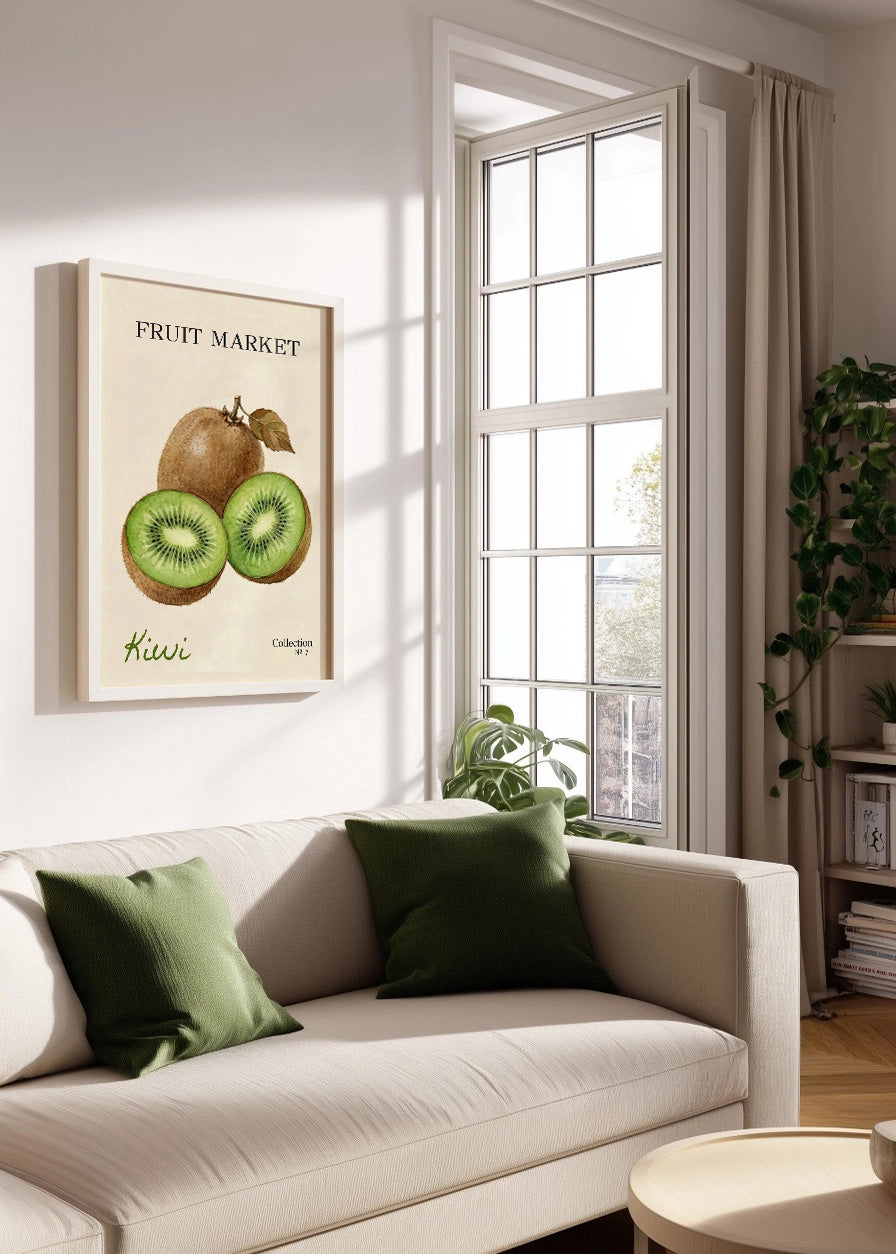 Cuadro Fruit Market N.6 - Kiwis