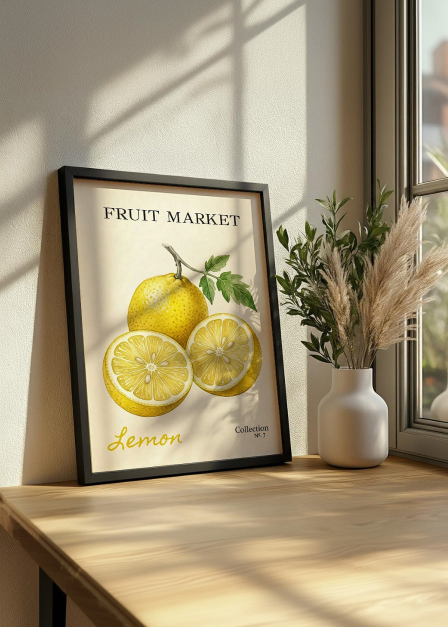 Cuadro Fruit Market N.7 - Limón