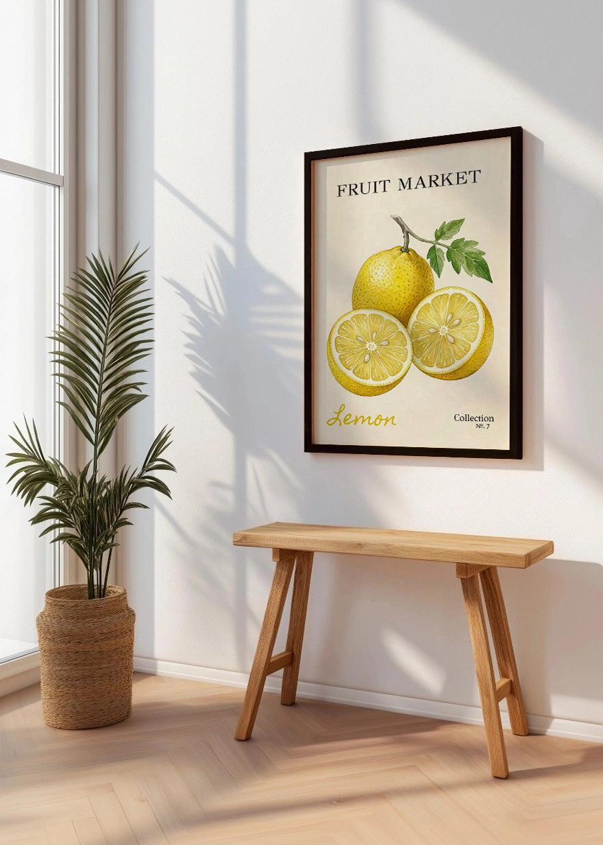 Cuadro Fruit Market N.7 - Limón