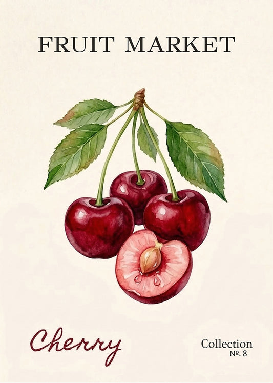 Cuadro Fruit Market N.8 - Cerezas