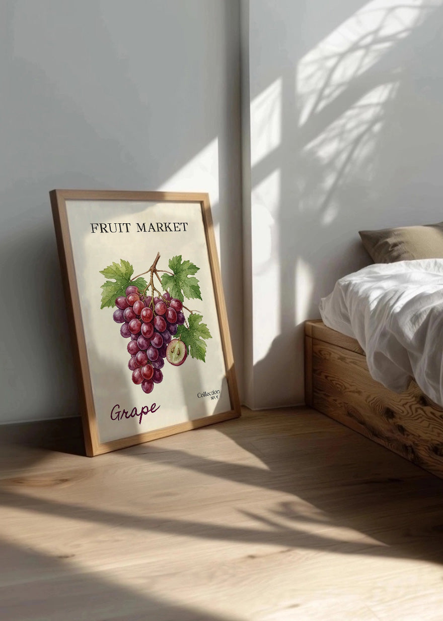 Cuadro Fruit Market N.9 - Uvas