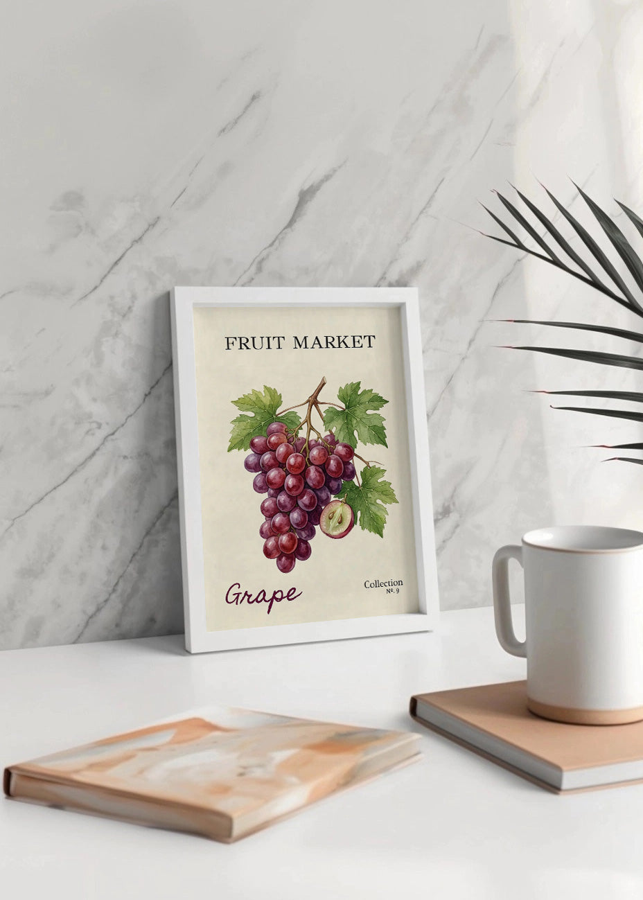 Cuadro Fruit Market N.9 - Uvas