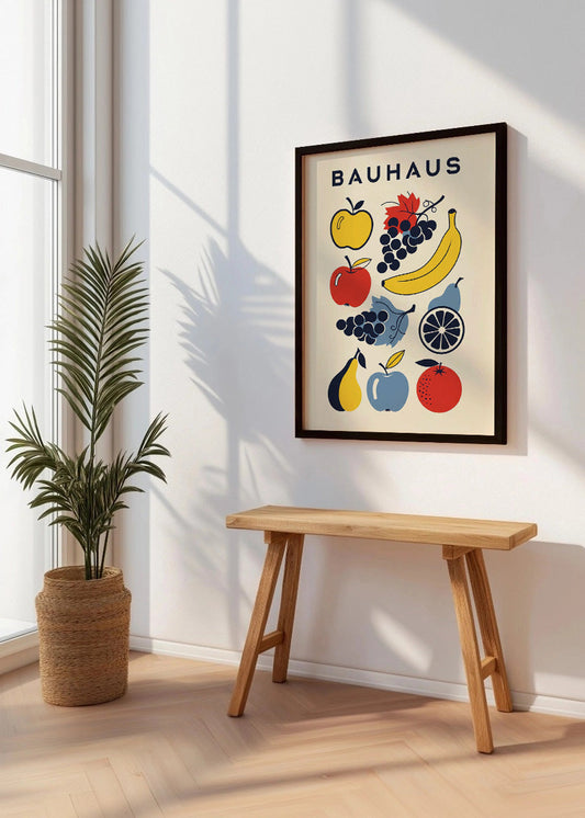 Cuadro Frutas Bauhaus