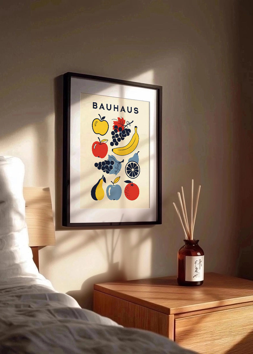 Cuadro Frutas Bauhaus