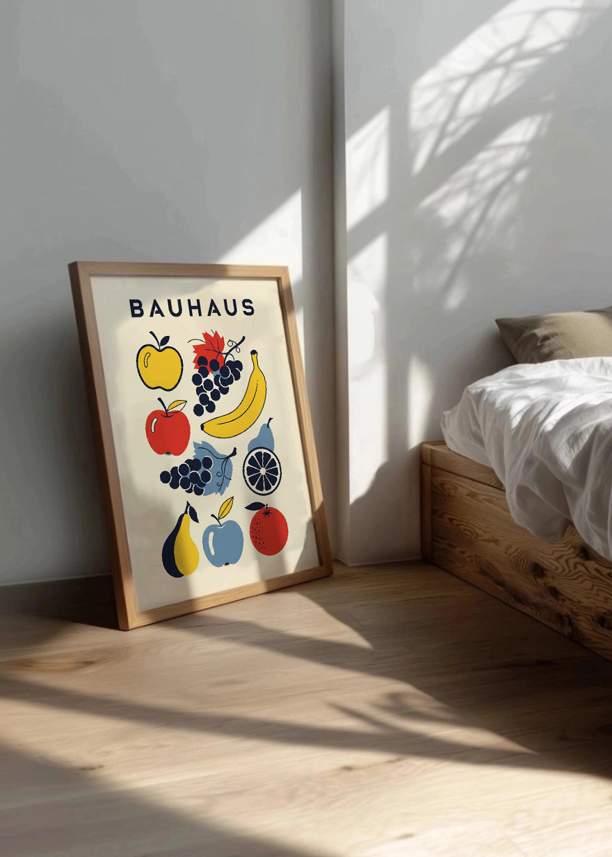 Cuadro Frutas Bauhaus