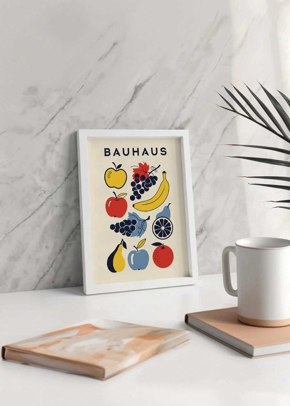 Cuadro Frutas Bauhaus