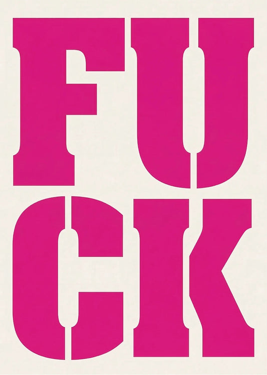 Cuadro Fuck fuck