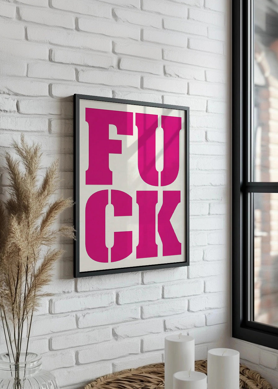 Cuadro Fuck fuck