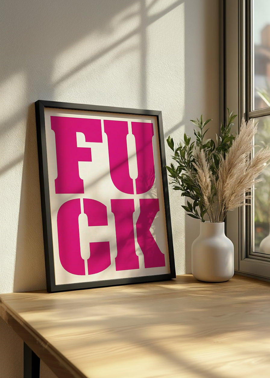 Cuadro Fuck fuck