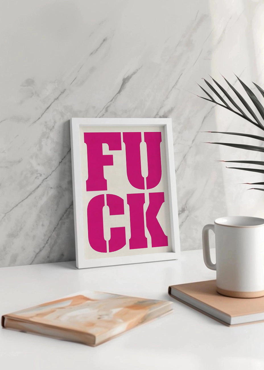 Cuadro Fuck fuck
