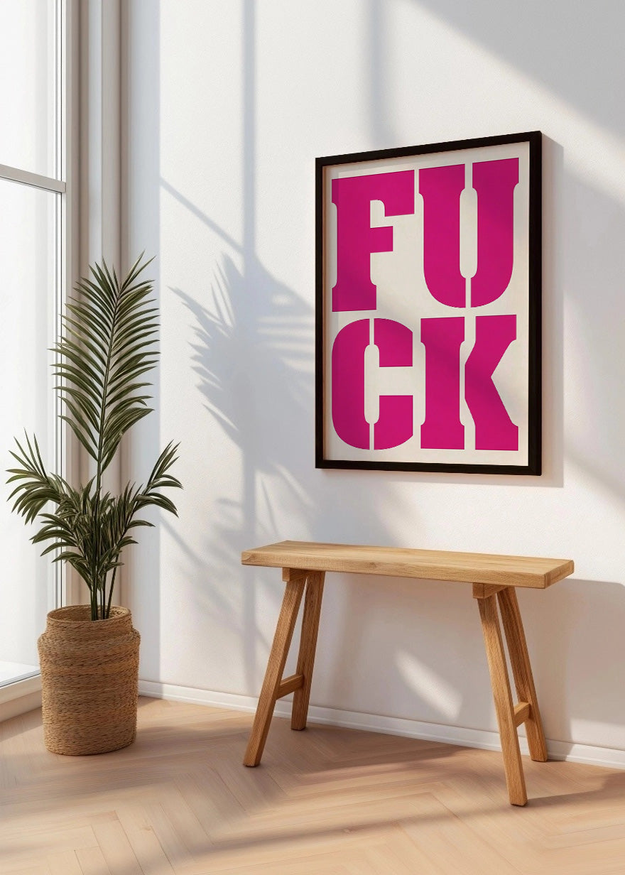 Cuadro Fuck fuck