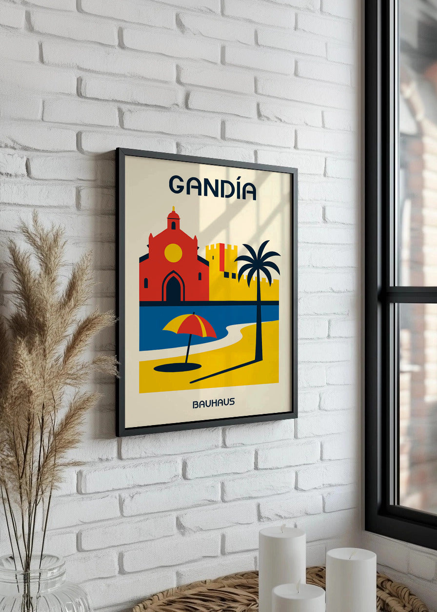 Cuadro Gandía Poster Bauhaus