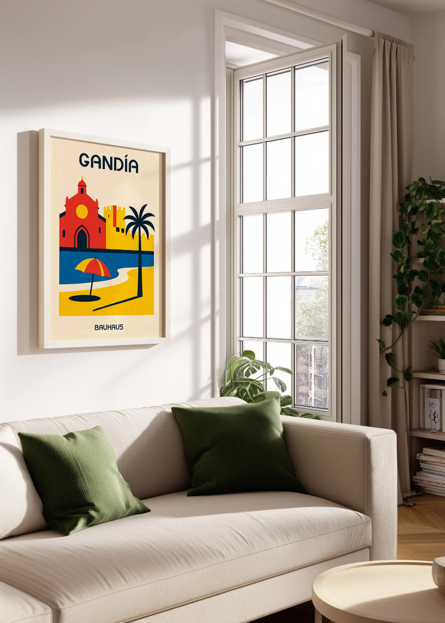 Cuadro Gandía Poster Bauhaus