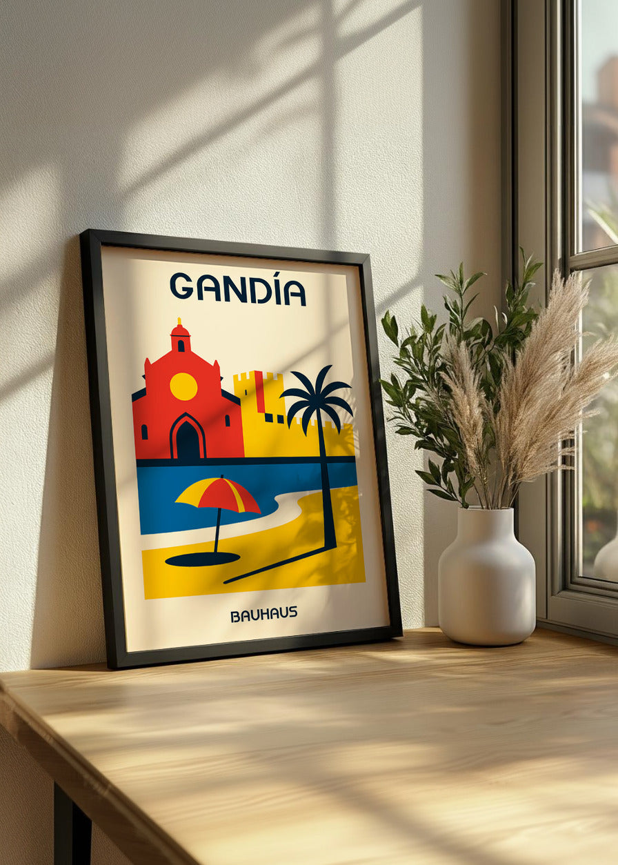 Cuadro Gandía Poster Bauhaus