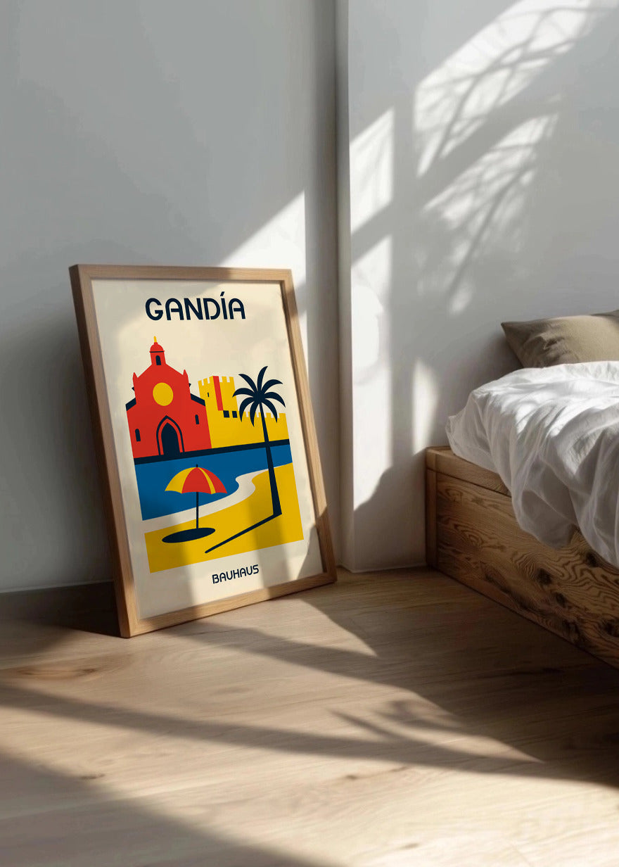 Cuadro Gandía Poster Bauhaus