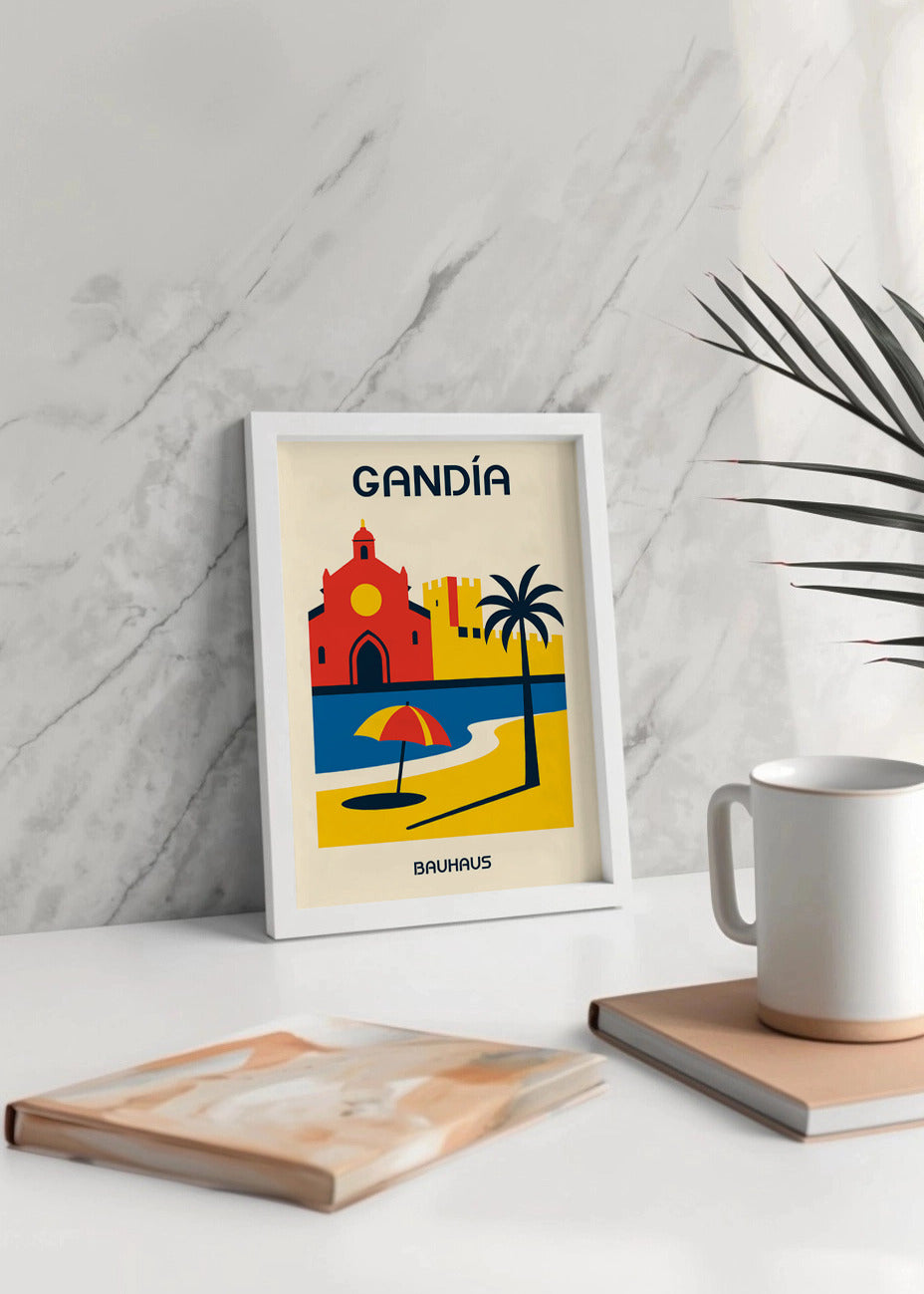 Cuadro Gandía Poster Bauhaus