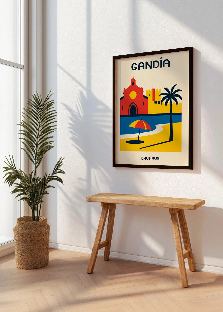 Cuadro Gandía Poster Bauhaus