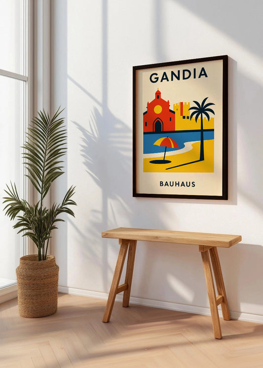 Cuadro Gandía Poster Bauhaus