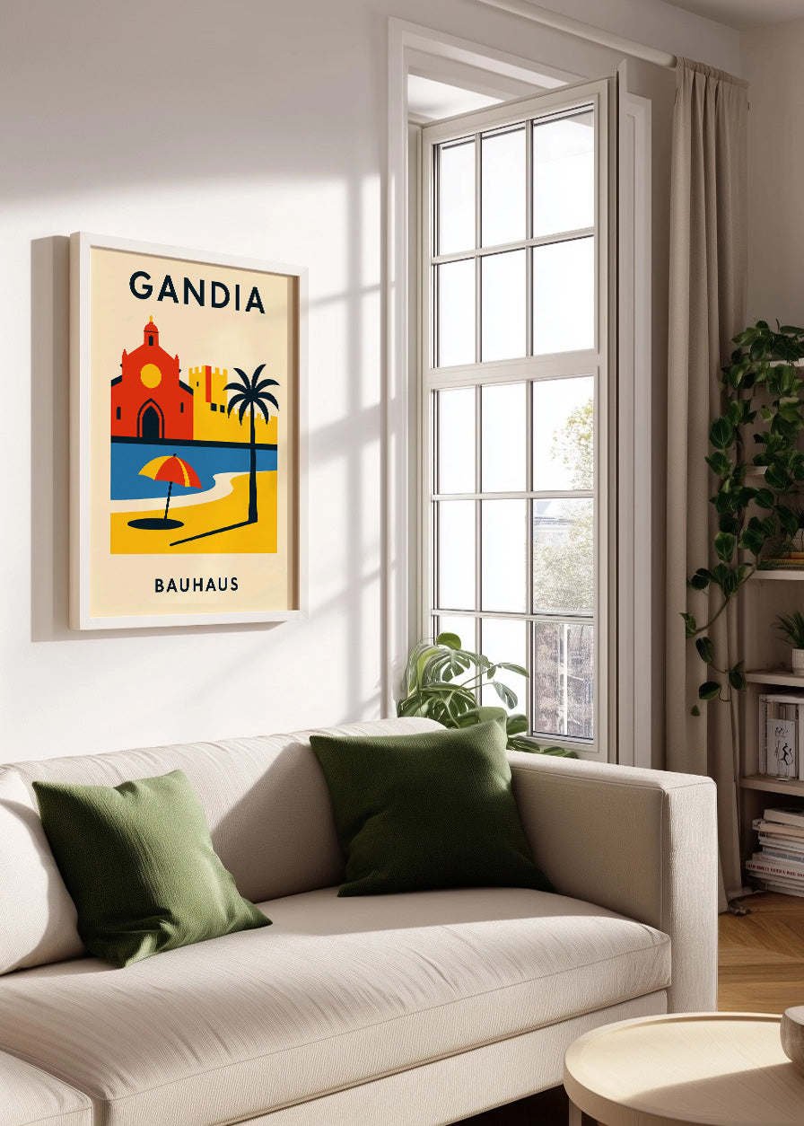 Cuadro Gandía Poster Bauhaus