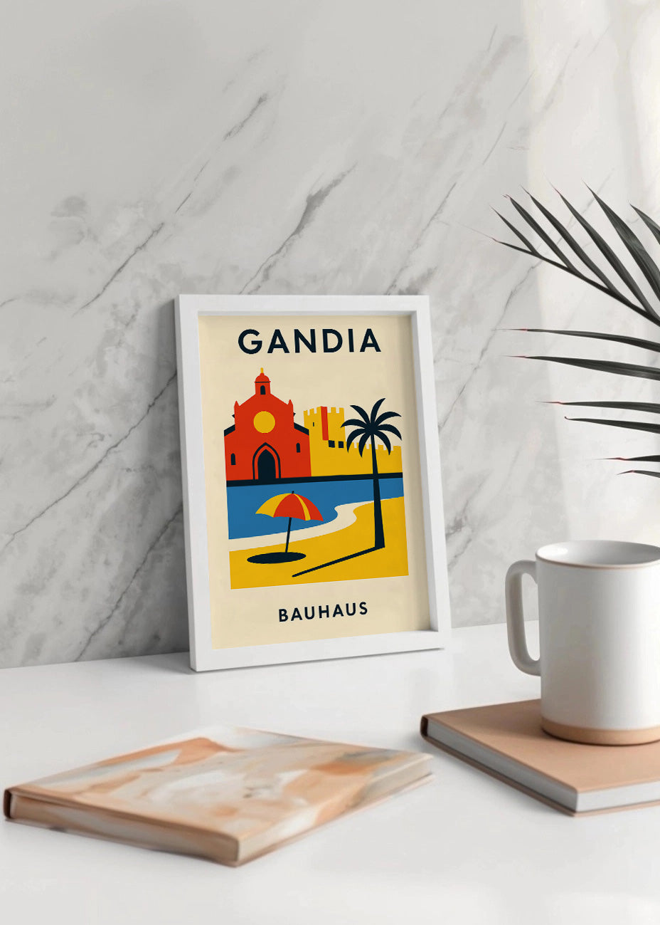 Cuadro Gandía Poster Bauhaus