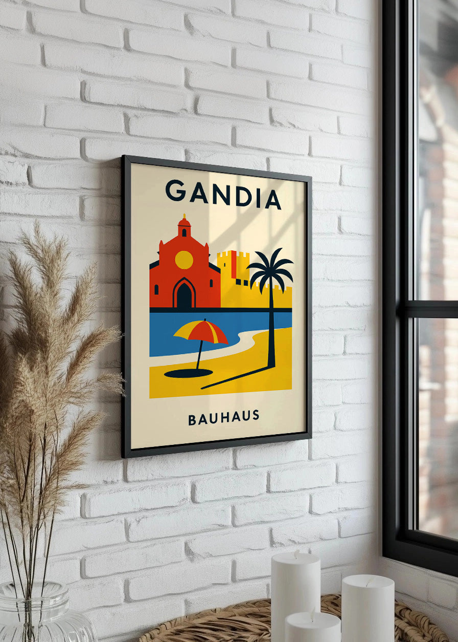 Cuadro Gandía Poster Bauhaus