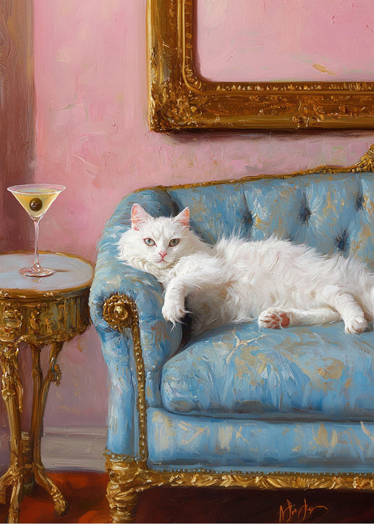Cuadro ​Gato, rey y señor (v)