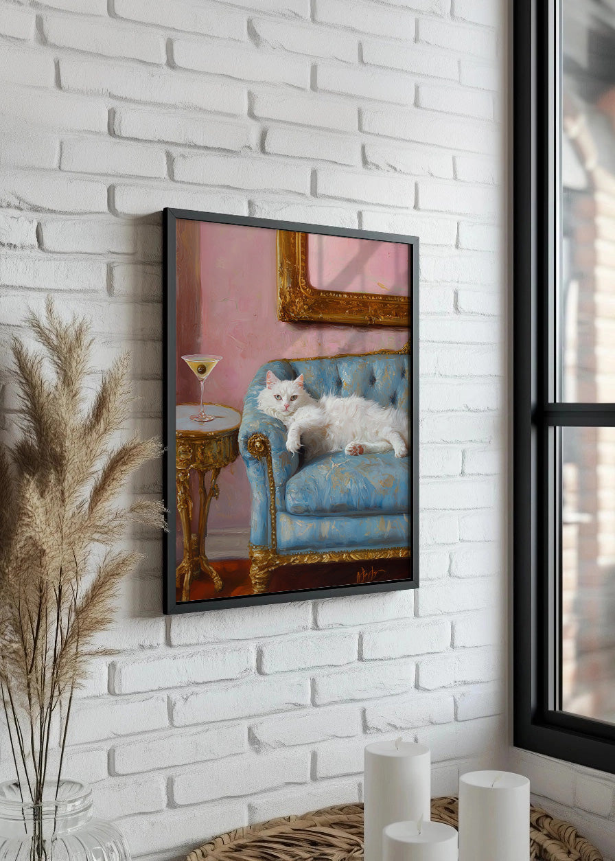 Cuadro ​Gato, rey y señor (v)