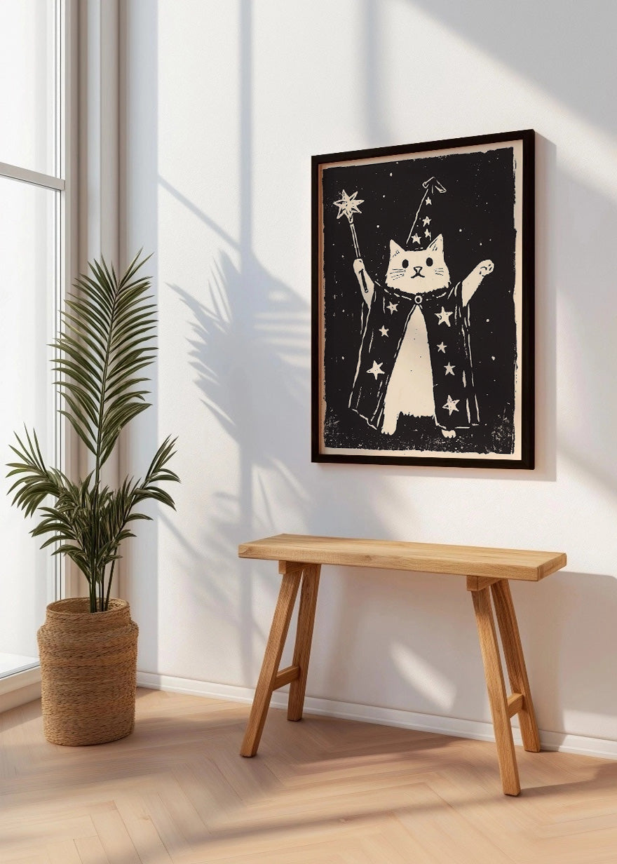 Cuadro ​Gato mago