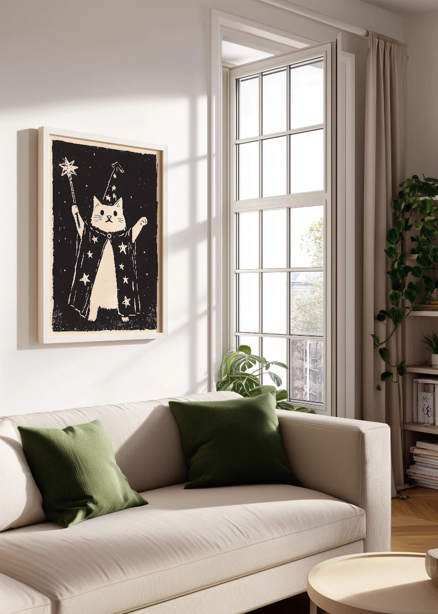 Cuadro ​Gato mago