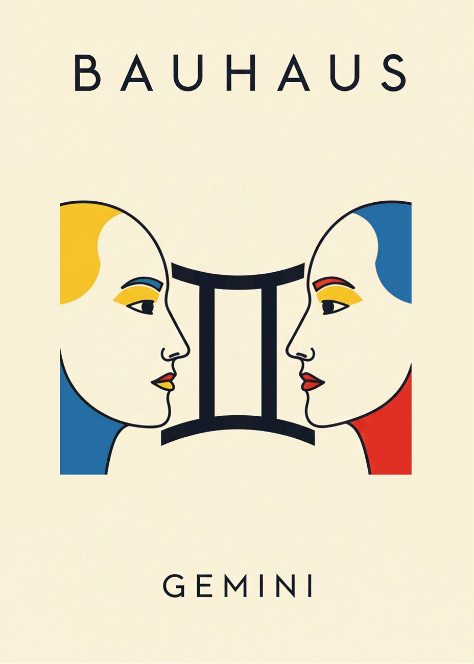 Cuadro Géminis Bauhaus