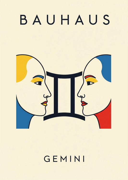 Cuadro Géminis Bauhaus