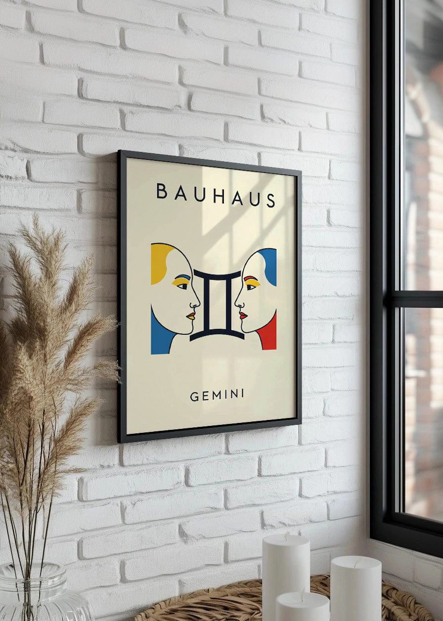 Cuadro Géminis Bauhaus