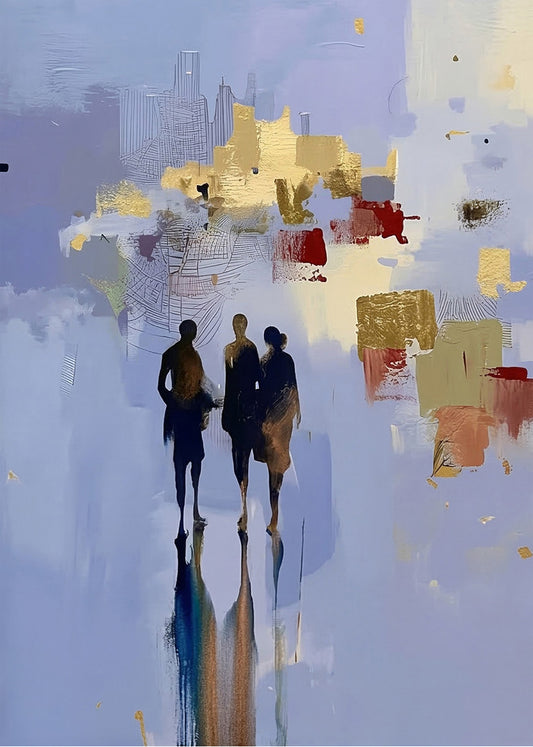 Cuadro Gente abstracta