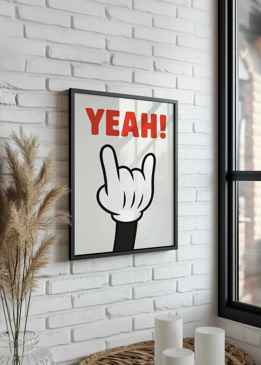 Cuadro Gesto - Yeah