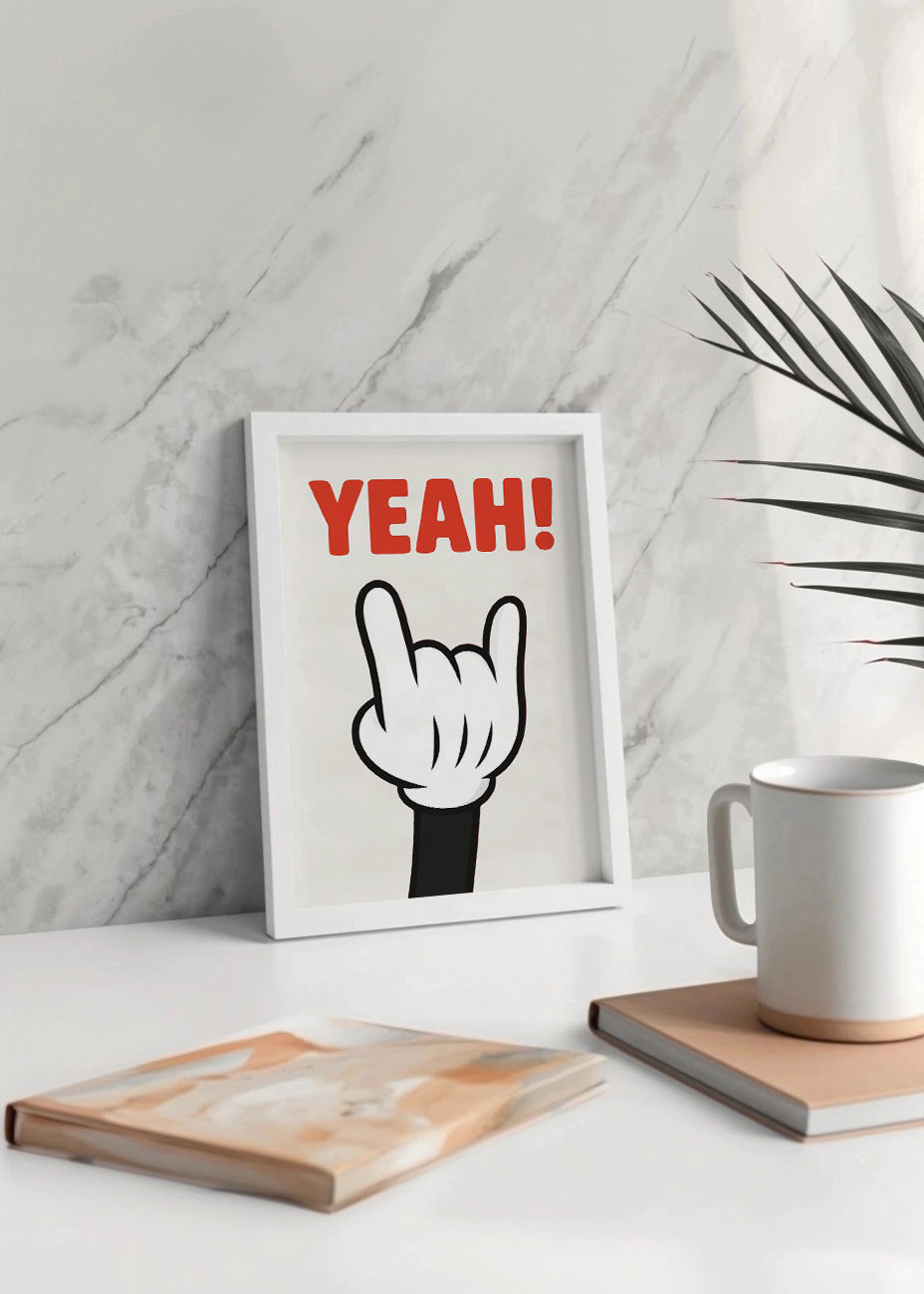 Cuadro Gesto - Yeah