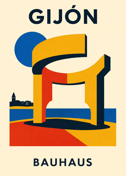 Gijón Poster Bauhaus