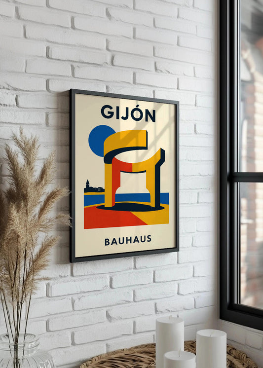 Gijón Poster Bauhaus