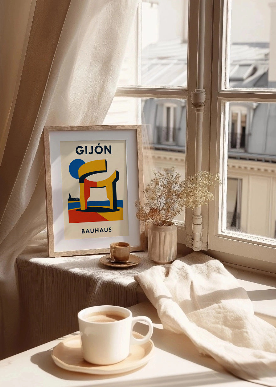 Gijón Bauhaus Poster