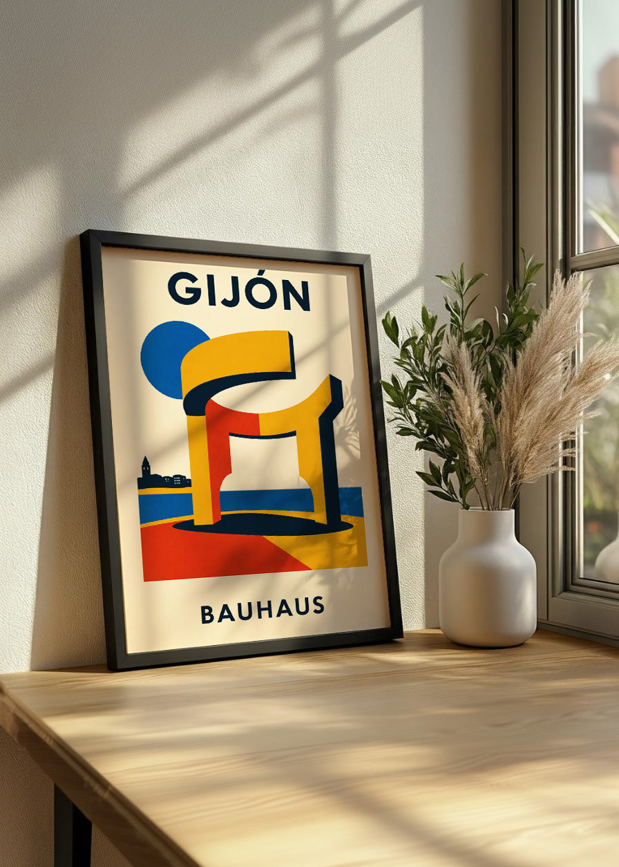Gijón Bauhaus Poster