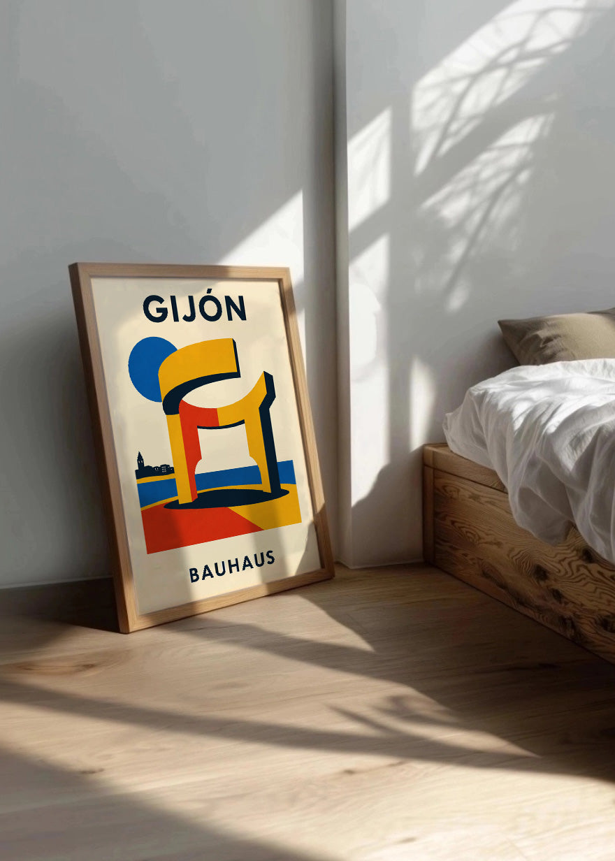 Gijón Bauhaus Poster