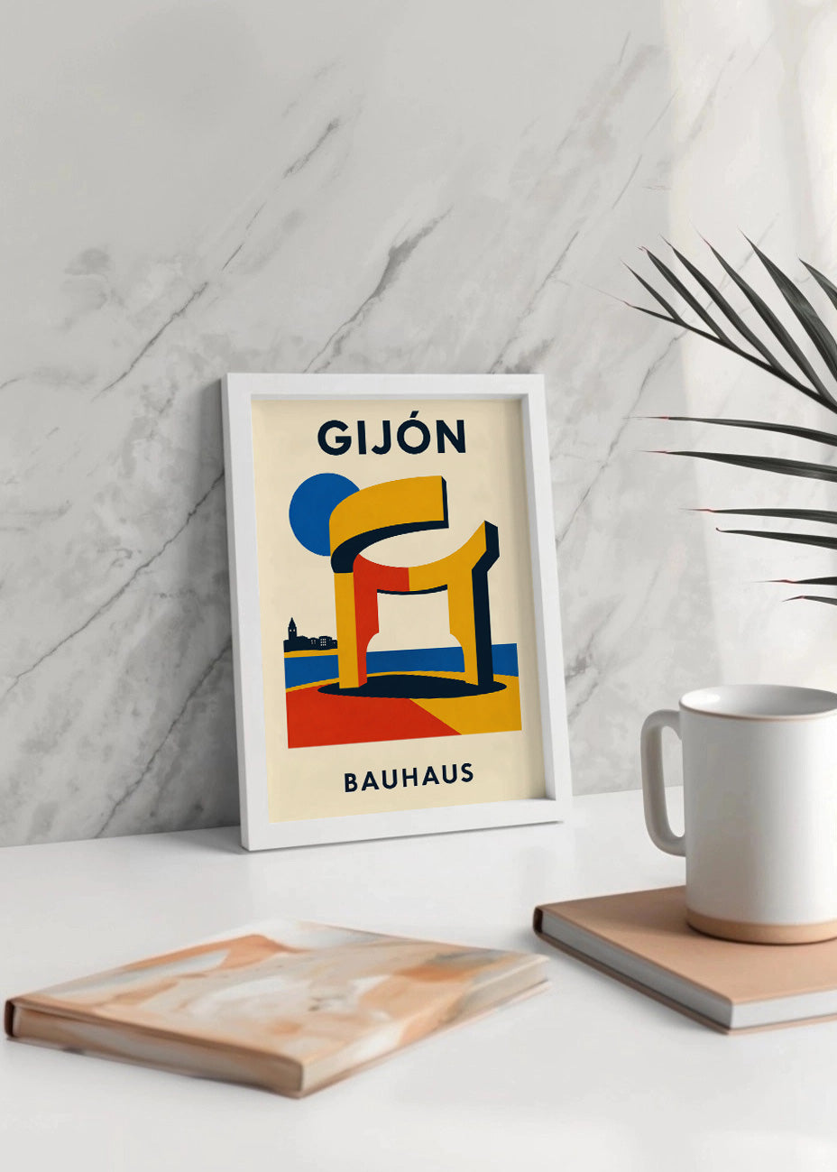 Gijón Bauhaus Poster