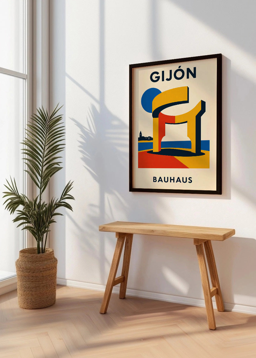 Gijón Bauhaus Poster