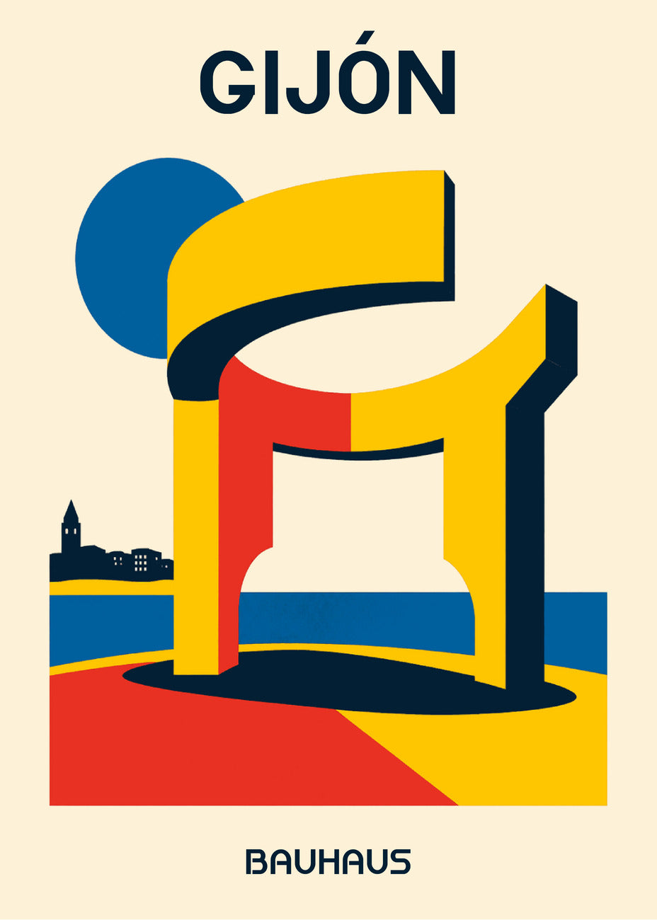 Gijón Poster Bauhaus