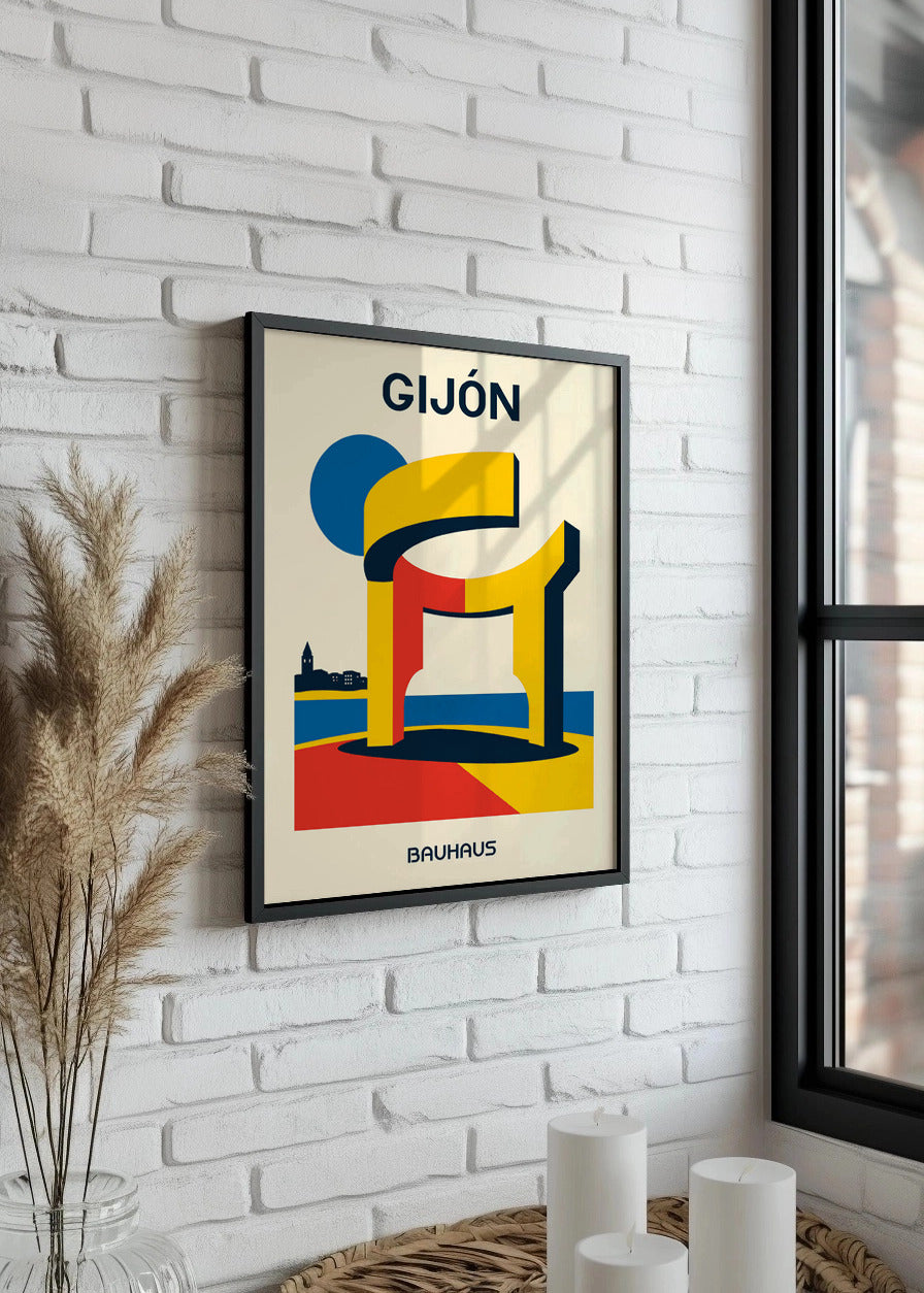 Gijón Poster Bauhaus